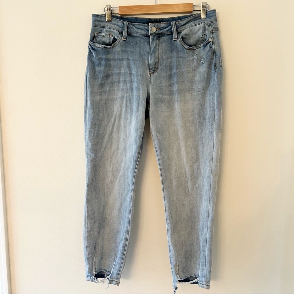 Judy Blue Boyfriend Fit Cropped Jeans Size 30 x 26.5